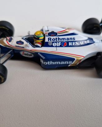 F1 Senna e Villeneuve scala 1:43
