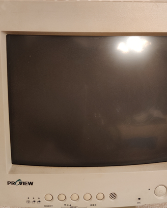 Monitor 14 pollici con tubo catodico