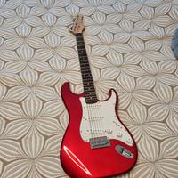 Chitarra elettrica EKO rossa