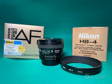 Nikon 20mm f/2.8 D + Paraluce HB-4