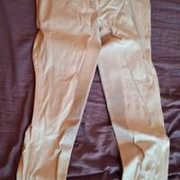 pantaloni equitazione bianchi 