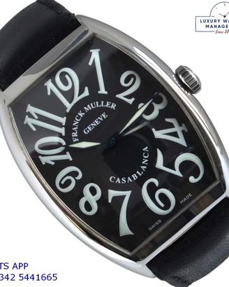 FRANCK MULLER Casablanca 6850 Cintree Curvex black