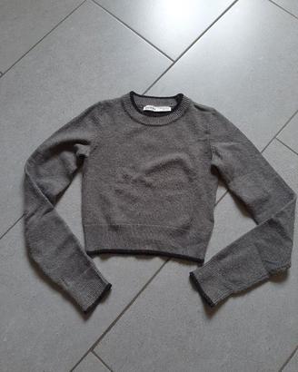 Maglione Bershka grigio taglia XS