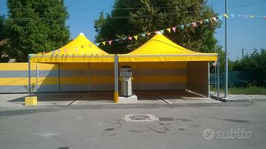 Gazebo 490X490 pvc ignifugo