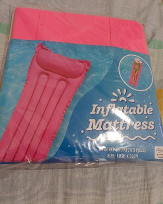 materassino rosa gonfiabile per mare e piscina 