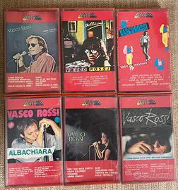 6 musicassette originali Vasco Rossi