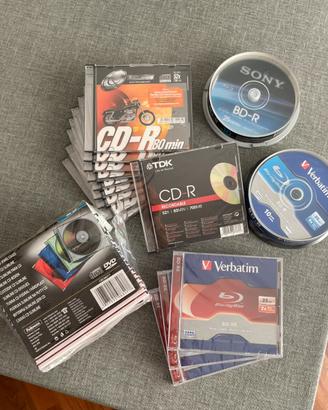 Blu-ray   cd-r  e custodie