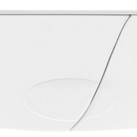 Placca comando BAMPI Zeta Bianca Doppio pulsante