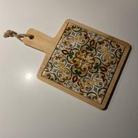 Tagliere bamboo e ceramica