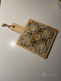 Tagliere bamboo e ceramica