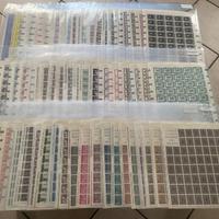 Poste vaticane lotto di 67 fogli completi nuovi