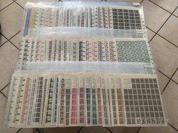 Poste vaticane lotto di 67 fogli completi nuovi