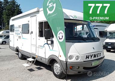 MOTORHOME HYMER DUCATO GARAGE MATRIMONIALE BASCULA