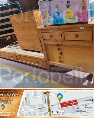 Codice: 271844 LETTO SINGOLO IN PINO RUSSO CON 6
