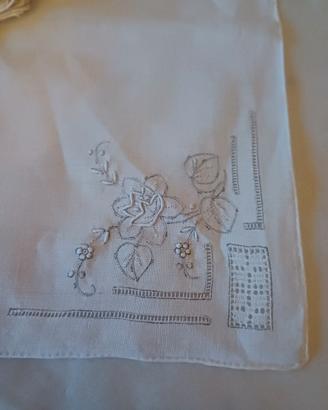 fazzoletti da taschino ricamo a mano 