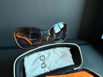 Occhiali da sole D&G neri ed arancioni