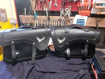 Borse laterali per moto custom