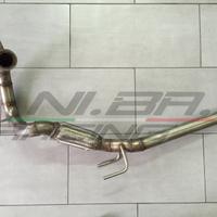 Downpipe inox tubo dpf polo ibiza audi a1 1.6 90cv