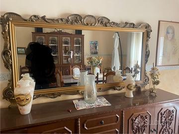 Specchio antico dorato