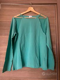 Maglia verde sportiva