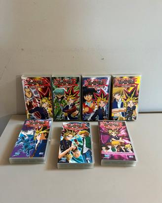 7 videocassette VHS Yu-Gi-Oh! anime ed italiana