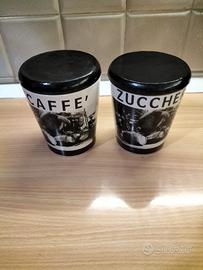 Barattoli vintage caffè zucchero 