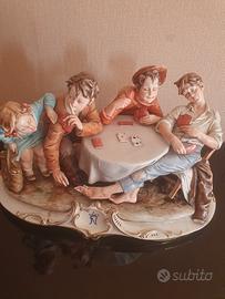 Capodimonte giocatori carte