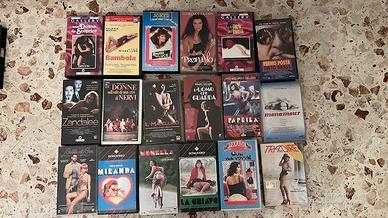 Lotto Videocassette VHS collezionismo