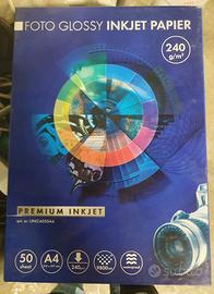 Carta Fotografica Inkjet A4 50 Fogli 240 gr.