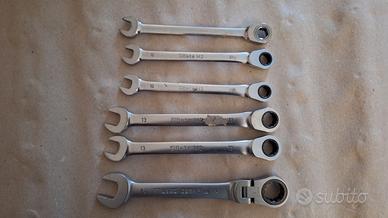 6 chiavi a cricchetto