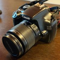 Canon EOS 1100D + lente EFS 18-55mm IS + accessori