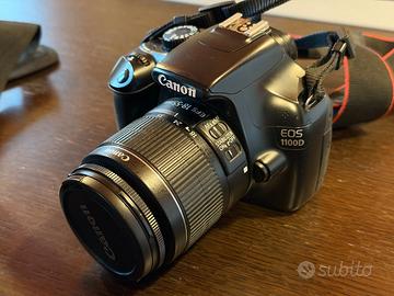 Canon EOS 1100D + lente EFS 18-55mm IS + accessori
