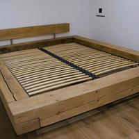 Letto di travi masselle