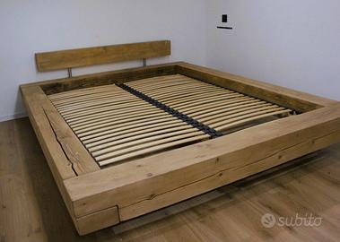 Letto di travi masselle