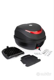 bauletto moto e scooter 30 LT con pioggia schiena 