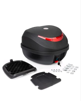bauletto moto e scooter 30 LT con pioggia schiena 
