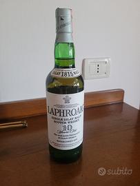 Laphroaig scotch whisky 10 years
