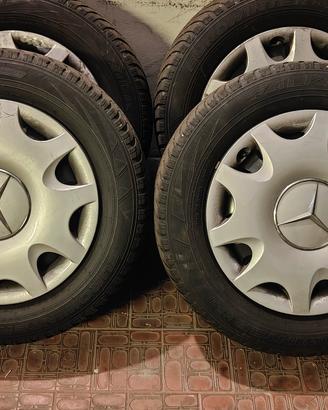 RUOTE INVERNALI CON BORCHIE MERCEDES CLASSE A/B