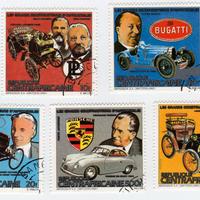 Riproduzione Francobolli Auto inizio XX secolo