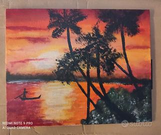 quadri paesaggi pittura acrilico