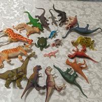 DINOSAURI SET 20 PEZZI UNO GRANDE CON VOCE SONORO 