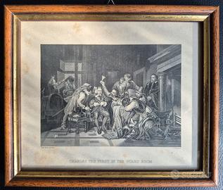 Stampa inglese da acquaforte originale