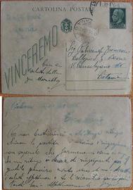 guerra cartolina postale VITTORIO EMANUELE III 30