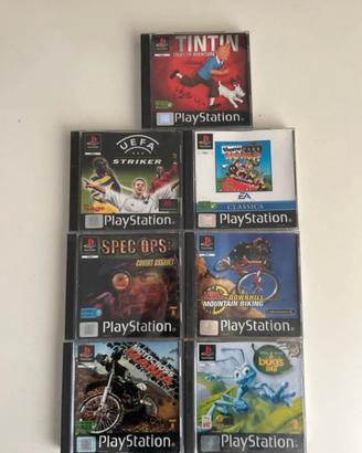 Lotto 7  giochi PS1 