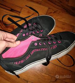 Vans grigie cheap e rosa