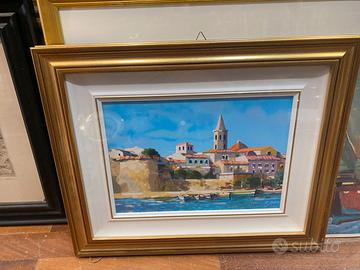 Serigrafia prova d’autore   Alghero Pinuccio Mura