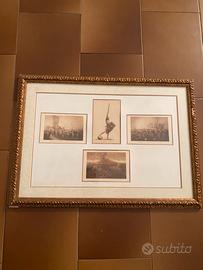 Quadro 4 Stampe Storiche Legnano