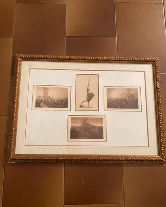 Quadro 4 Stampe Storiche Legnano