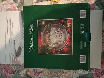 2 Piatti Natale Vetro made in Italy