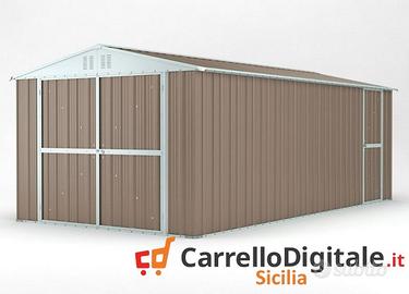 Box garage auto in Acciaio 327x611 19mq tortora